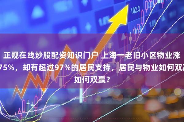 正规在线炒股配资知识门户 上海一老旧小区物业涨价75%，却有超过97%的居民支持，居民与物业如何双赢？